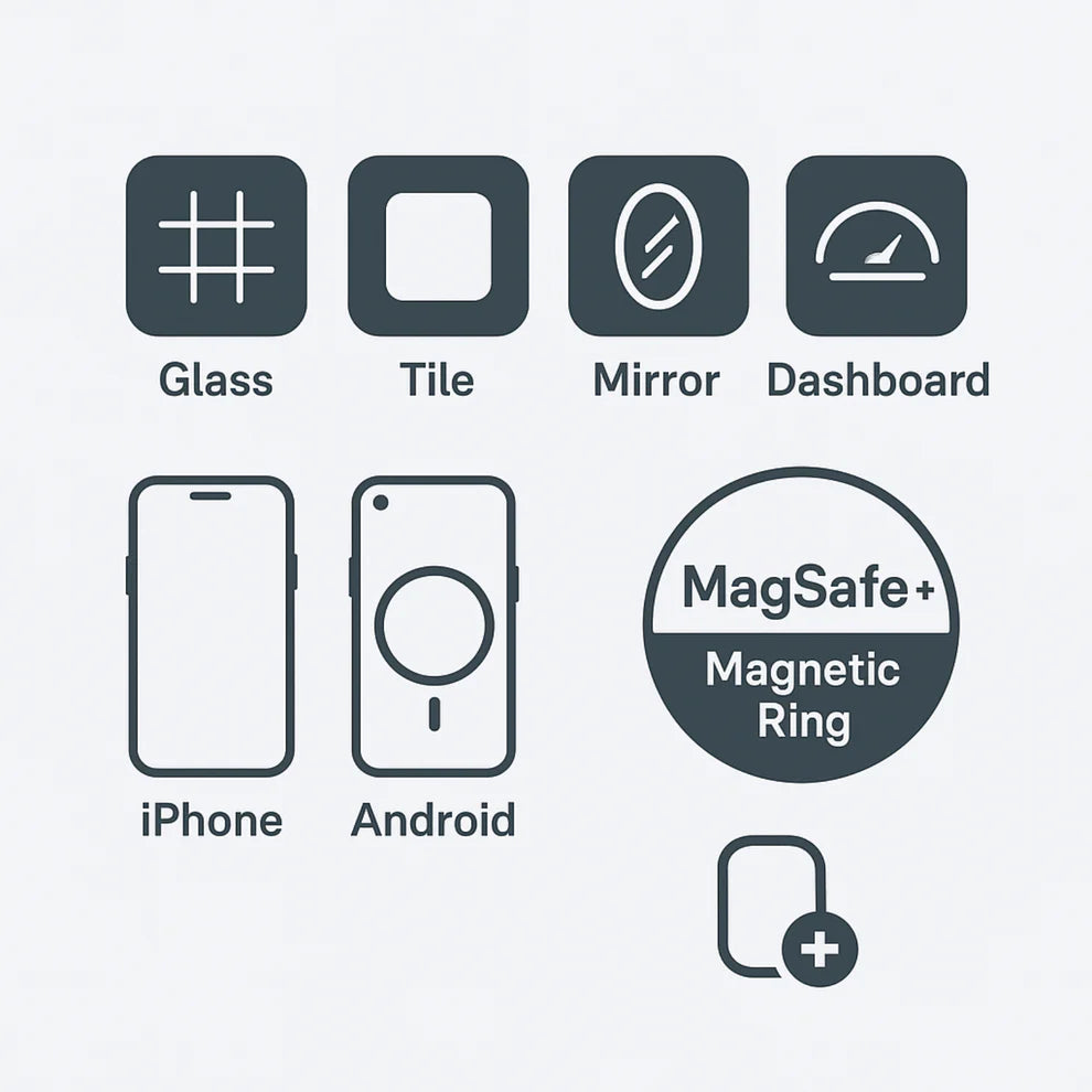 MagTack™ Vaccum-Lock Phone Mount