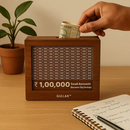 Gullak™ Wooden Piggy Bank