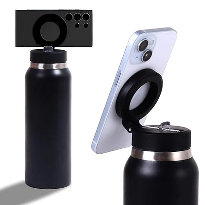 MagSip™ | Water Bottle + Tripod + Phone Stand
