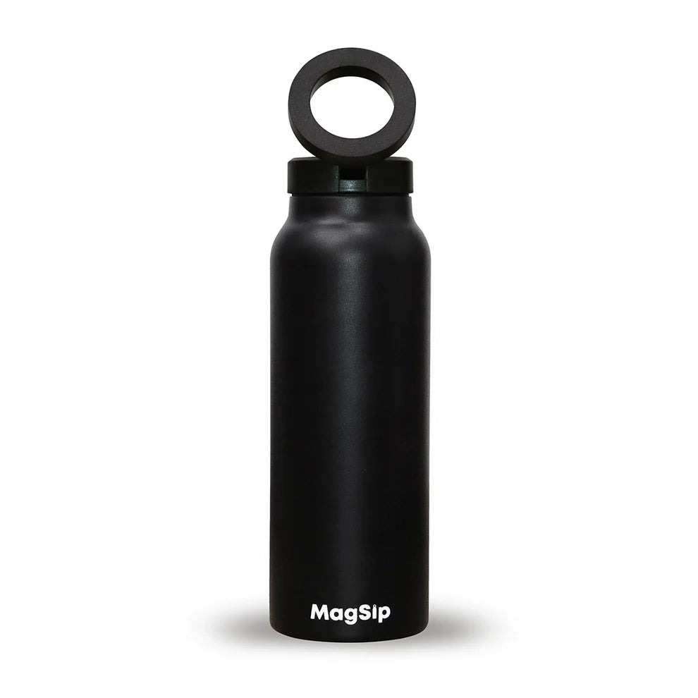 MagSip™ | Water Bottle + Tripod + Phone Stand