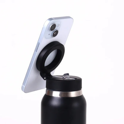 MagSip™ | Water Bottle + Tripod + Phone Stand
