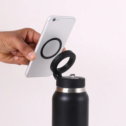 MagSip™ | Water Bottle + Tripod + Phone Stand